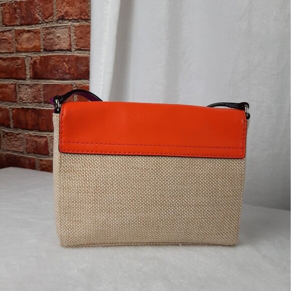 Kate Spade Orange and Purple Canvas Crossbody Bag - Picture 2 of 8